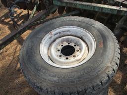 (4) 8 Lug Wheels and Tires