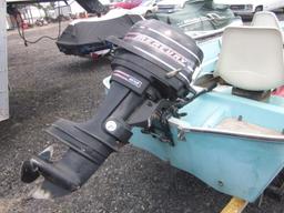 14ft Fishing Boat with 20hp Mercury Motor NO TITLE