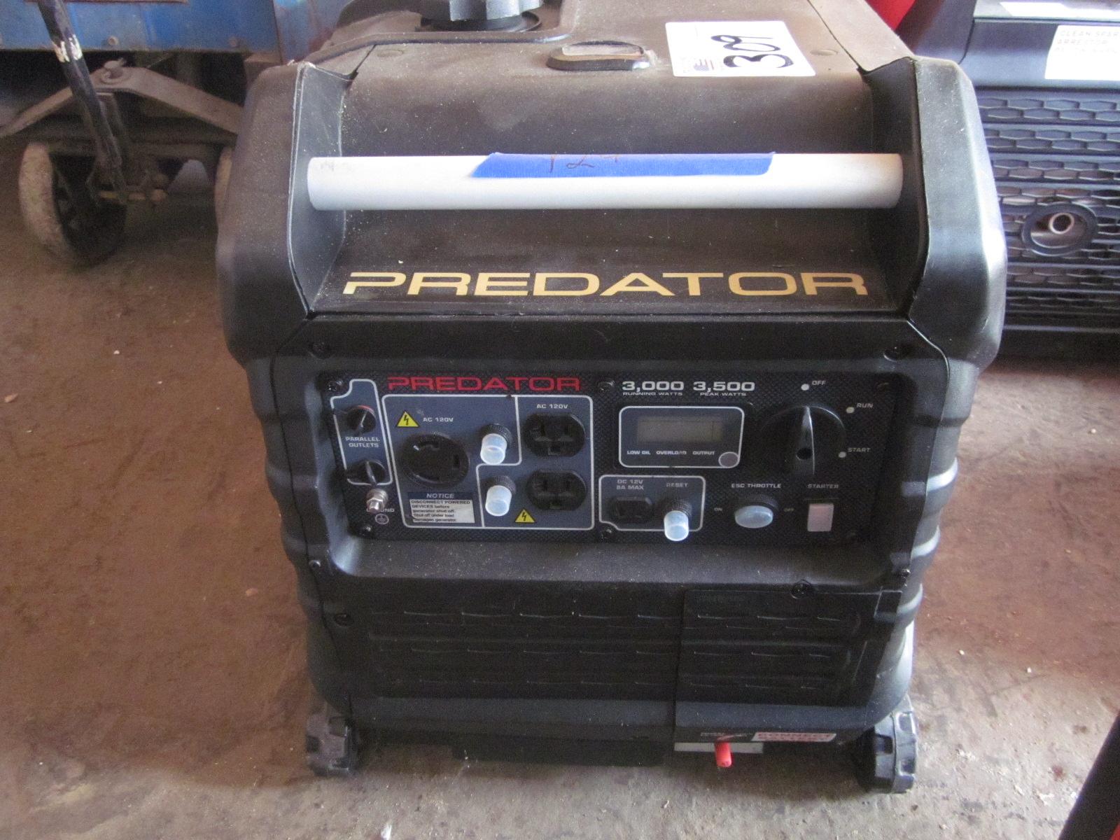 Predator 3500 Generator 124 Hours
