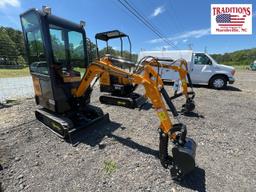 2023 Miva Mini Crawler Excavator Cab Model VA13C