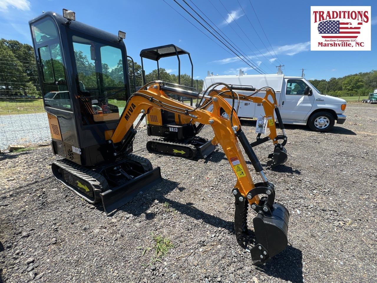 2023 Miva Mini Crawler Excavator Cab Model VA13C