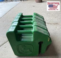 (5) John Deere Suitcase Weights