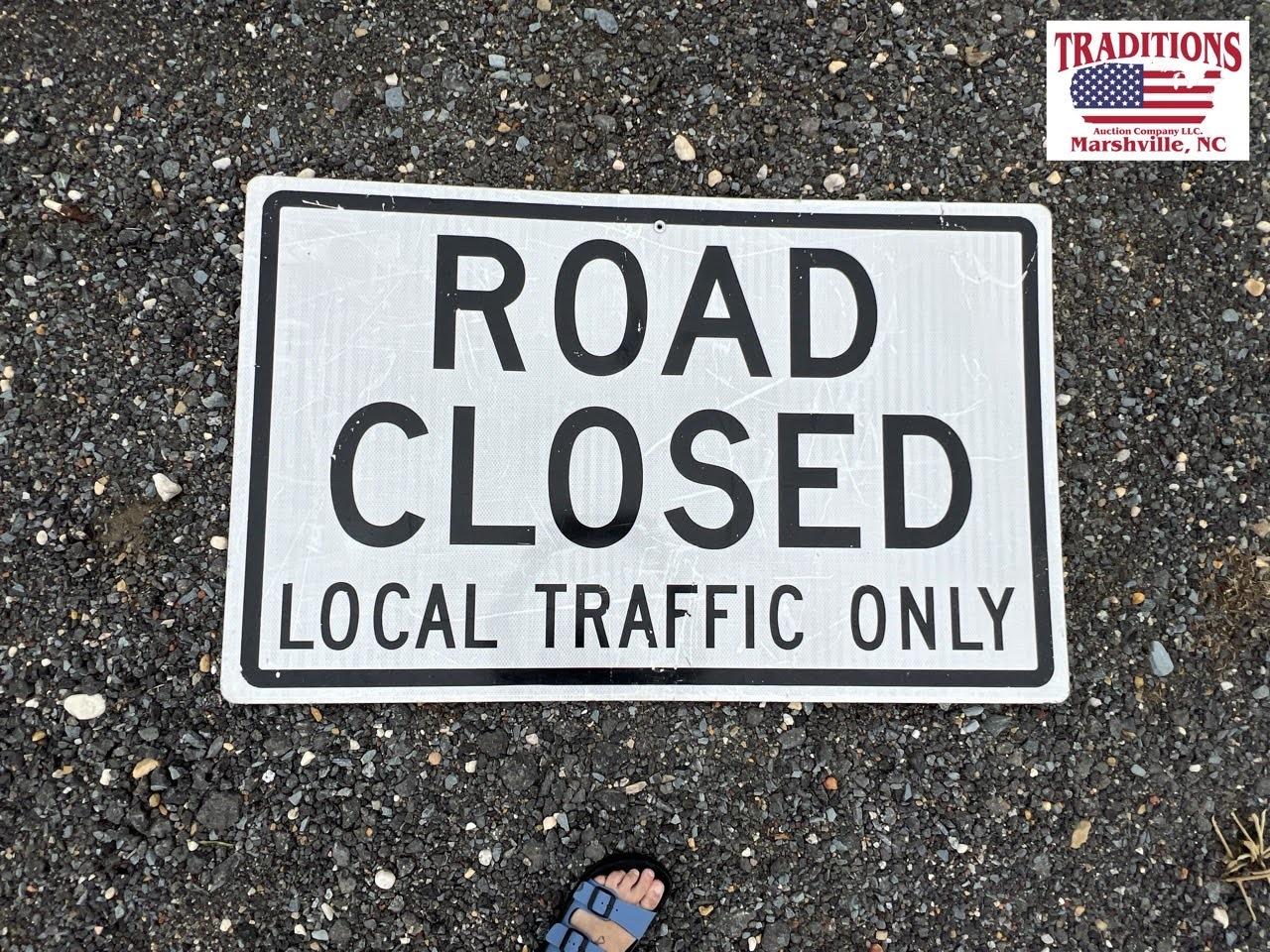 Road Closed Sign