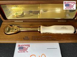 1990 MAC Tools 24K Gold Plated Ratchet