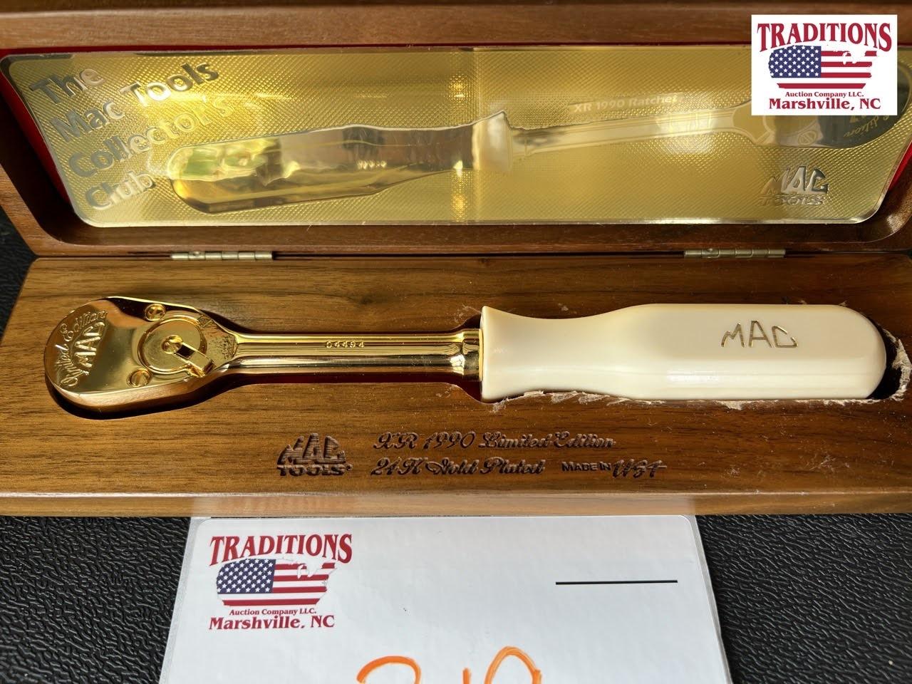 1990 MAC Tools 24K Gold Plated Ratchet