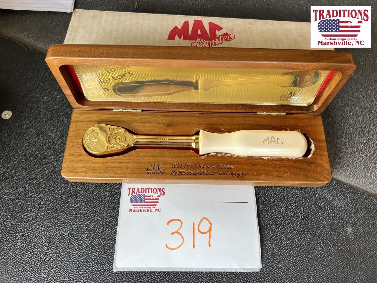 1990 MAC Tools 24K Gold Plated Ratchet