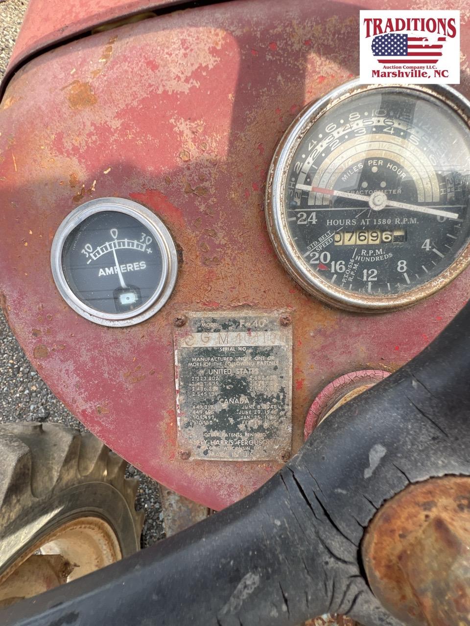 1956 Massey Ferguson 40 Tractor