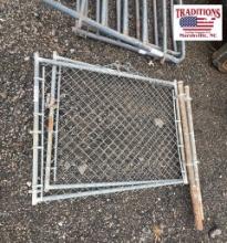 (2) Chain Link Gates