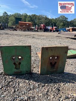 (2) John Deere Starter Weights