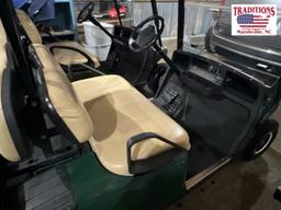 EZ Go 36 Volt Golf Cart Dark Green with Enclosure