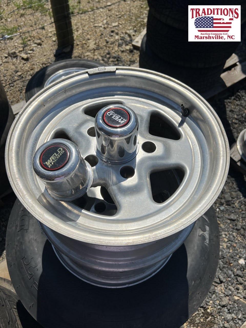 Set of 5 Weld Racing Wheels 2 with Tires