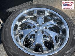Set of 4 Pacer 6 Lug Wheels with Tires