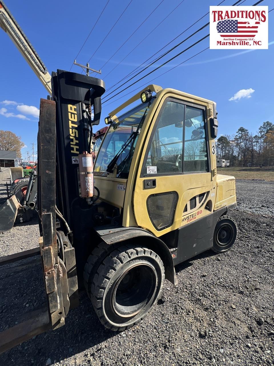 Hyster 80 Disel Turbo Forklift