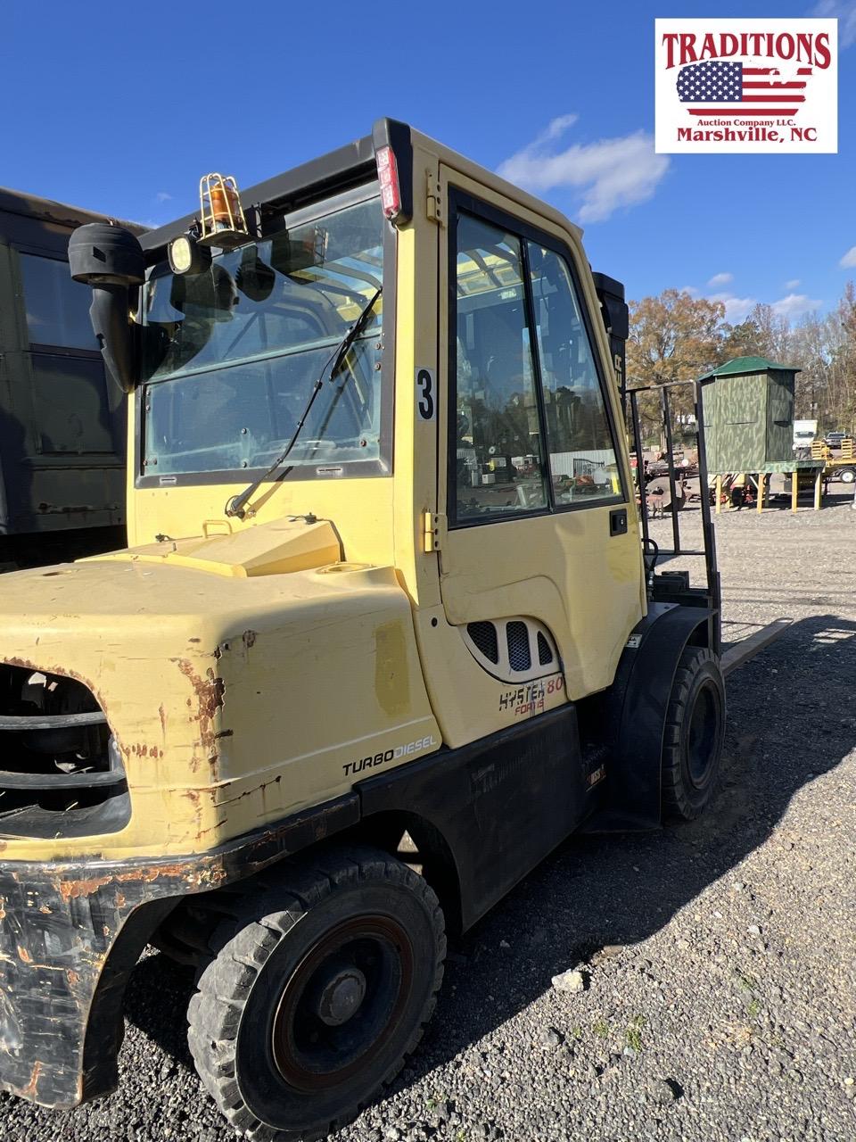 Hyster 80 Disel Turbo Forklift