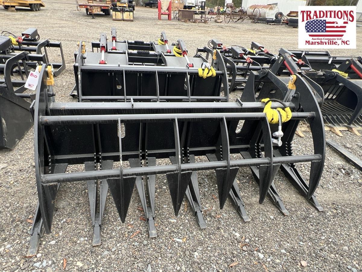 78" Grapple Skid Steer Attachment
