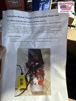 New Double acting Hydraulic Power Unit