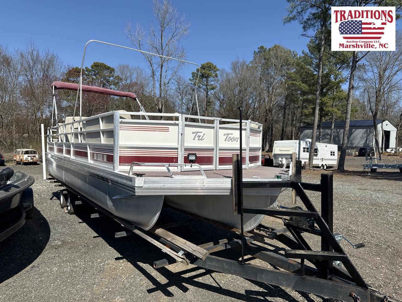 1992 JC Mfg 26ft TriToon 266 Boat HULL E292