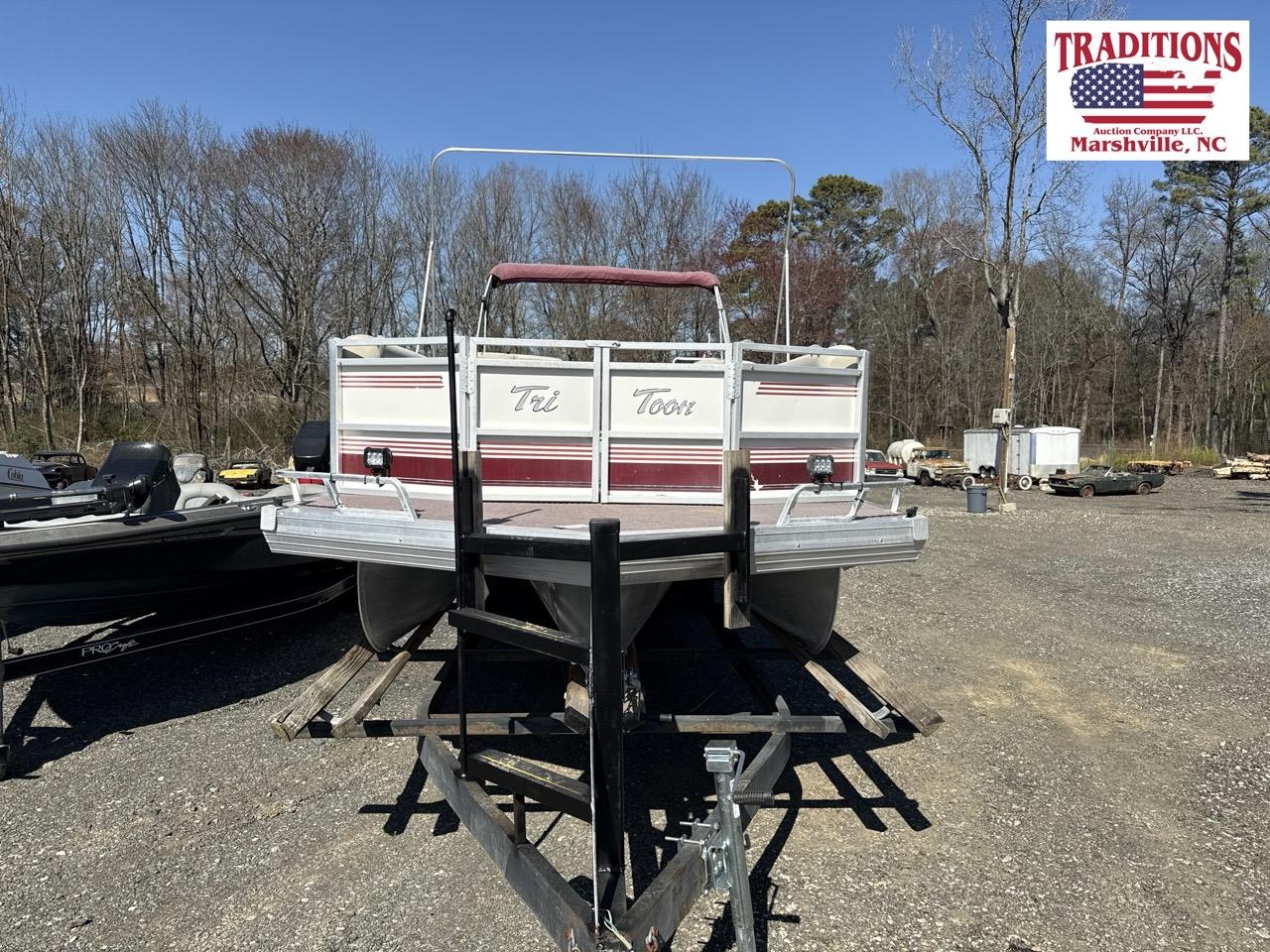 1992 JC Mfg 26ft TriToon 266 Boat HULL E292