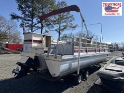 1992 JC Mfg 26ft TriToon 266 Boat HULL E292