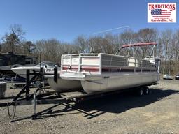 1992 JC Mfg 26ft TriToon 266 Boat HULL E292