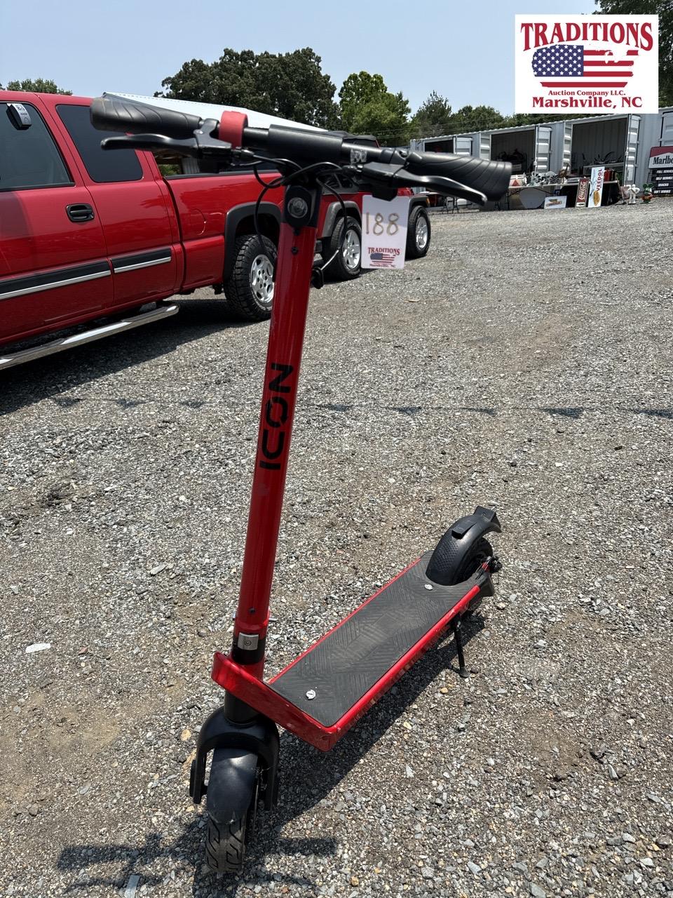 Icon Scooter- Red