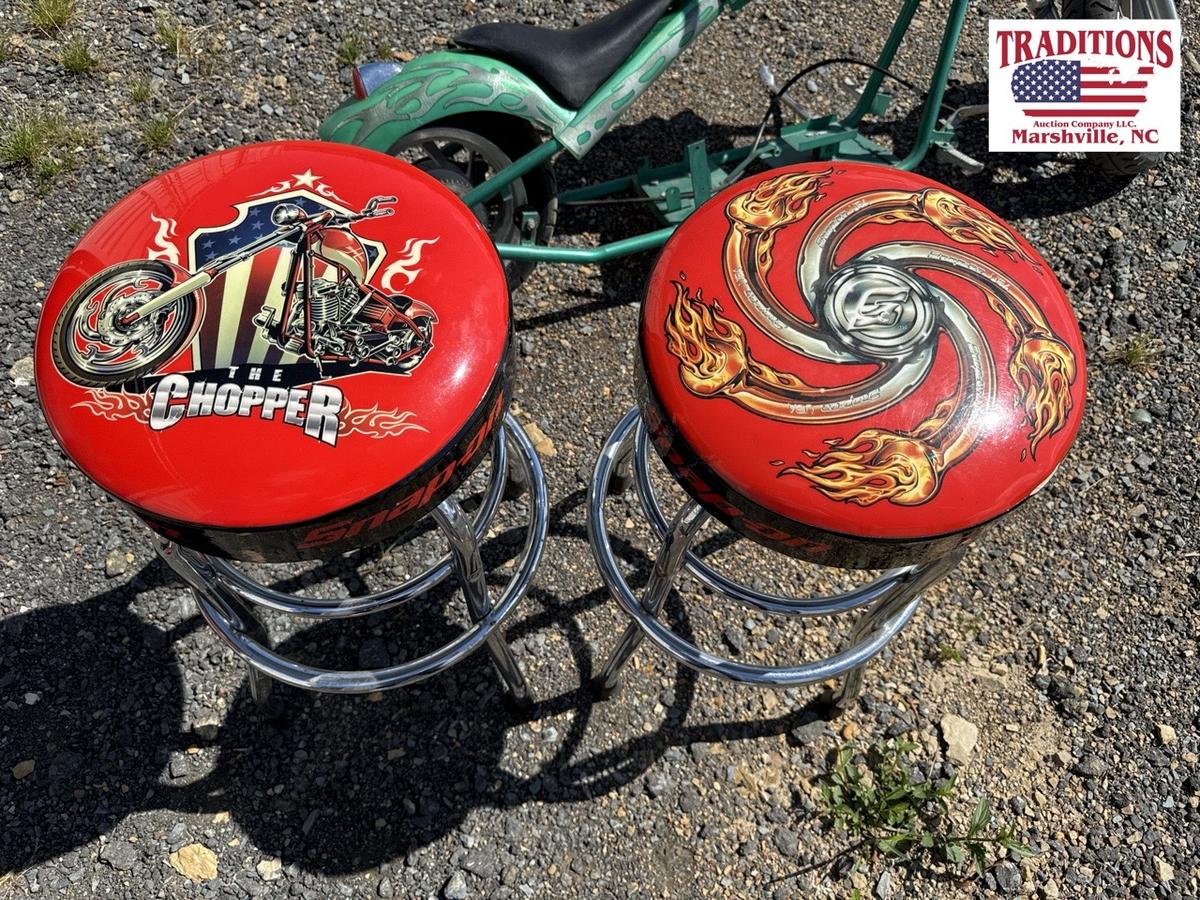 2 Snap On Shop Stools