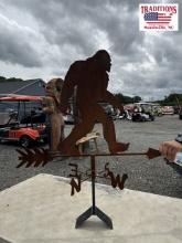 Sasquatch weathervane