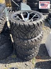Set of 4 Denago Wheels w New Golf Cart Tires