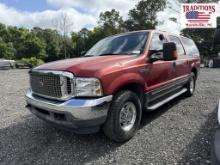 2003 Ford Excursion VIN 9166
