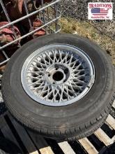 Set of 4 Ford 5 Lug Wheels w Tires