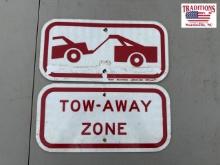 Tow Away Zone Signs