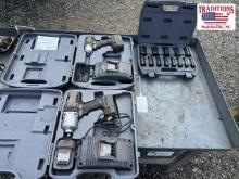Lot of Ingersol Rand Impacts and Sockets