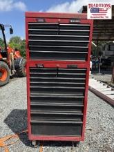 Rolling Husky Tool Box 27x18x62 w Contents