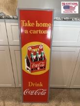 Coca-Cola Metal Sign 15x48