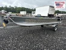 14ft Jon Boat w Yamaha Motor
