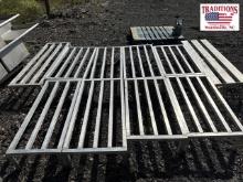 Mixed lot of 10 Aluminum NSF Risers