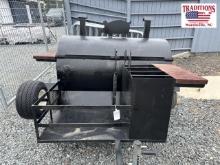 New Propane & Charcoal Pull-Behind Cooker