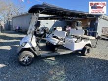White Limo Golf Cart