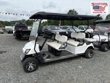 White Limo Golf Cart