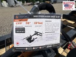 Wolverine Skid Steer Auger Drive & 12" & 18" Bit