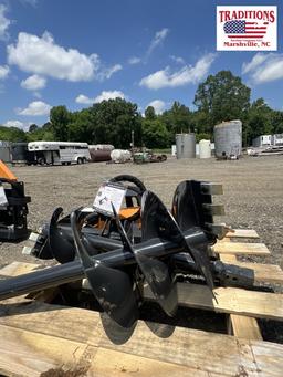 Wolverine Skid Steer Auger Drive & 12" & 18" Bit