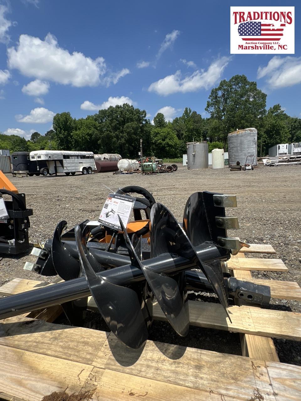 Wolverine Skid Steer Auger Drive & 12" & 18" Bit