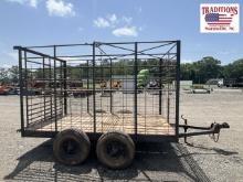 1972 Livestock 6X10 Trailer VIN1708