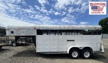 16ft Gooseneck Livestock Trailer - NO TITLE