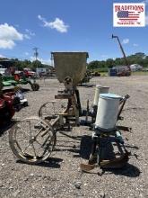 3pt Ford Steel Wheel Planter