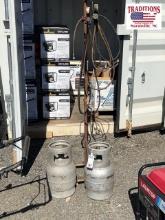 Propane Tanks/Gauges/Rack