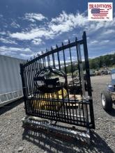 14ft Wrought Iron Bi-Parting Gates - Cow Scene