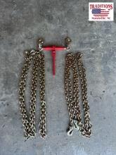 G70 20ft Chains & 9200lb Ratchet Binder