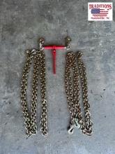 G70 20ft Chains & 9200lb Ratchet Binder