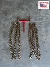 G70 20ft Chains & 9200lb Ratchet Binder